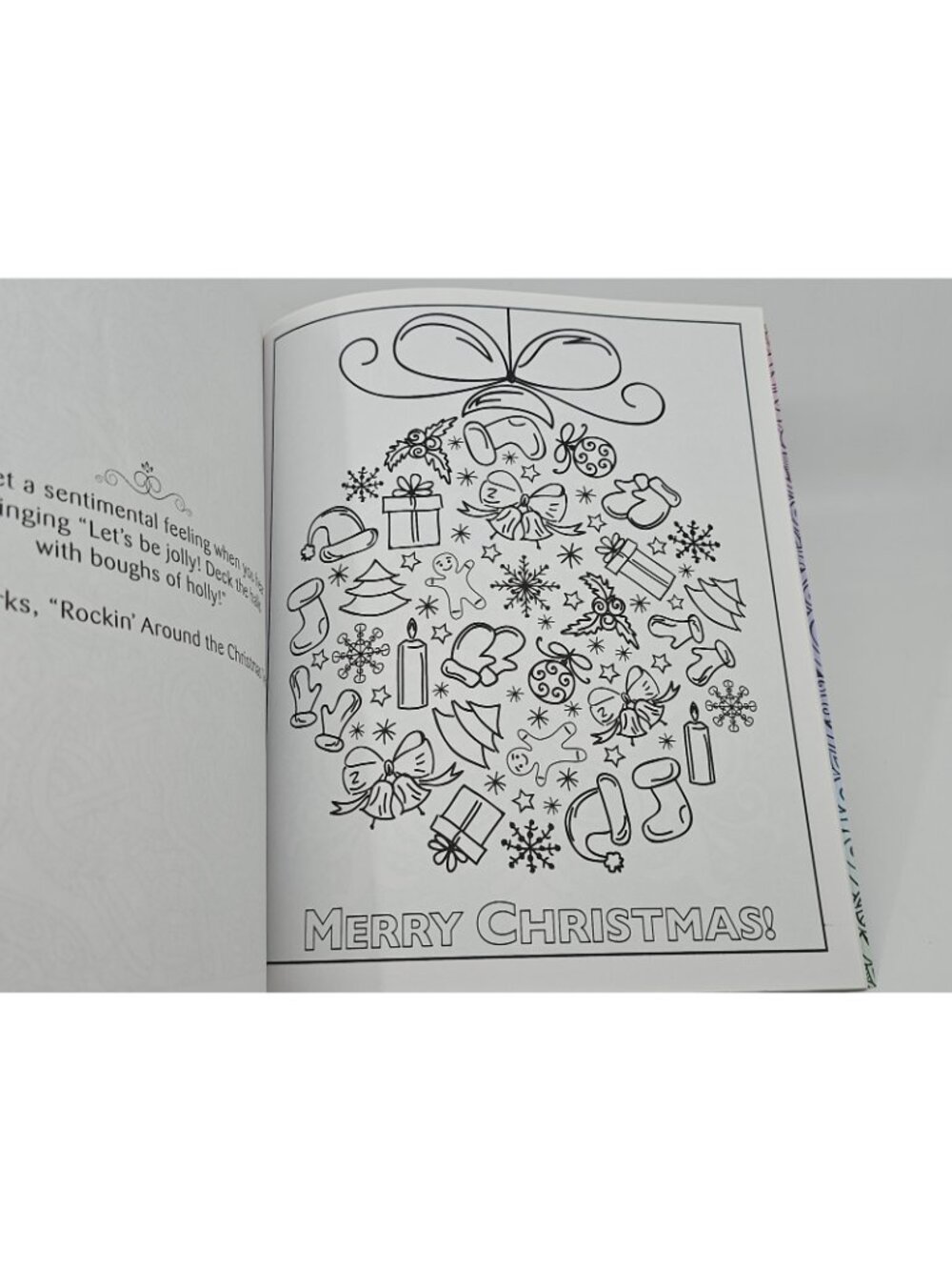 Splash of Color Coloring Book Vol 1 Creative Expression Christmas Adult Kids - Picture 10 of 12